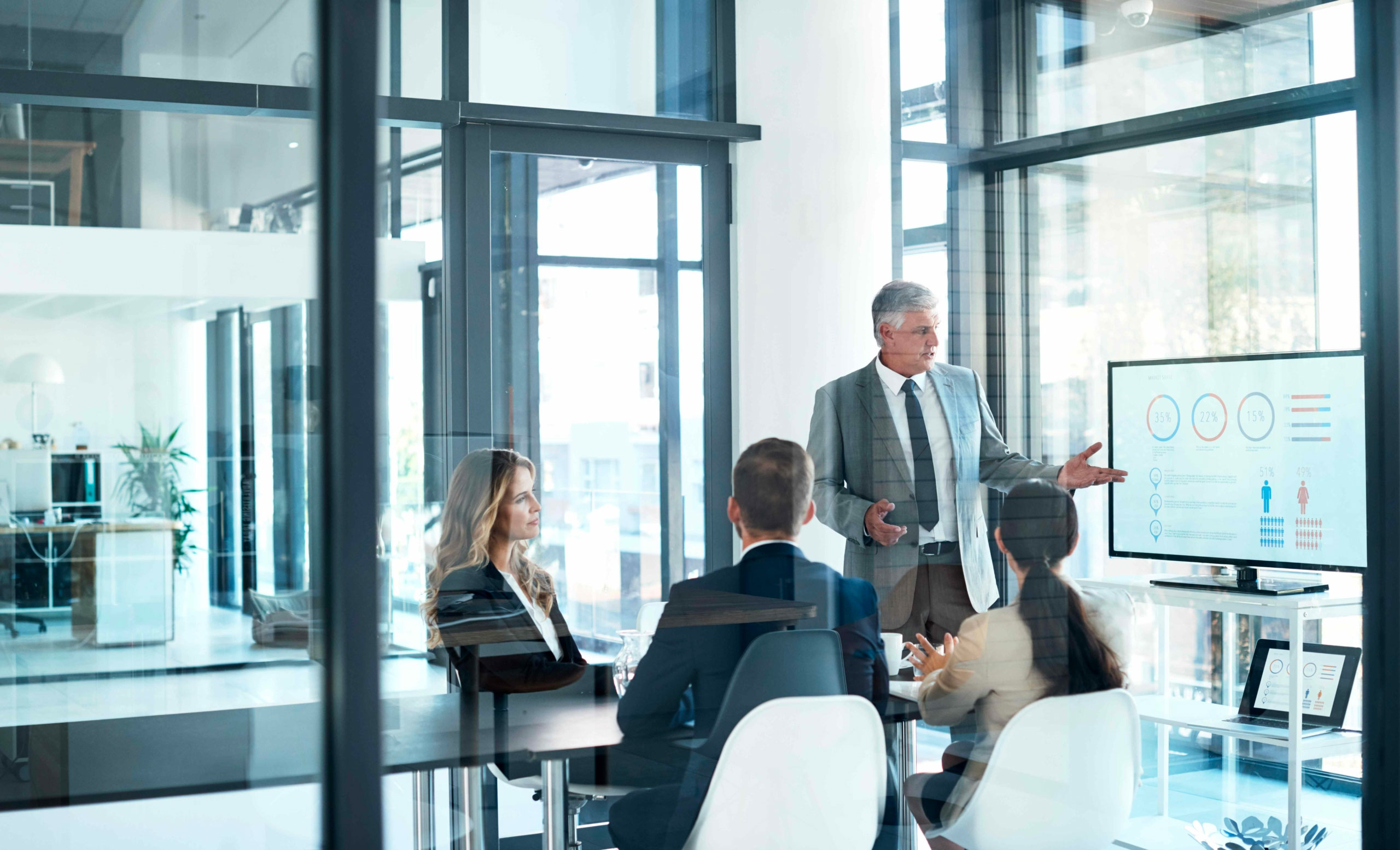 Bureaux d'un cabinet de conseil en cession d'entreprises